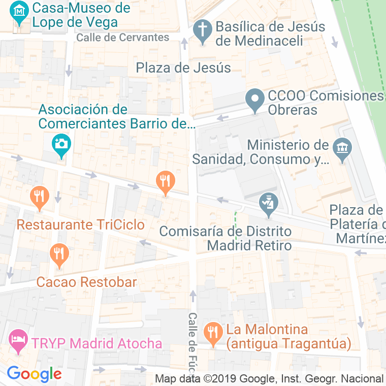 Código Postal calle San Juan, plazuela en Madrid