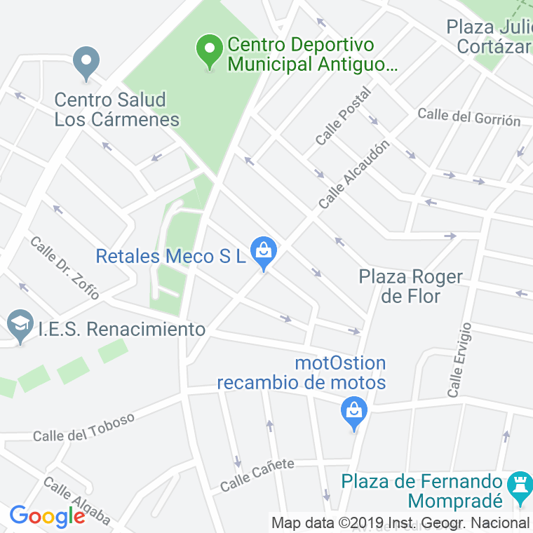 Código Postal calle Alcion en Madrid