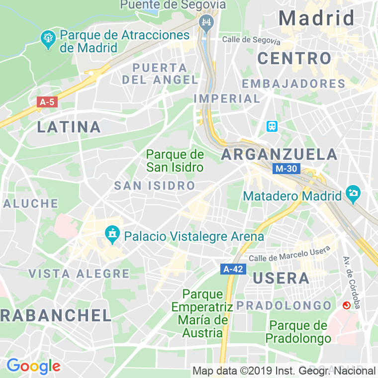 Código Postal calle Alferez De España en Madrid