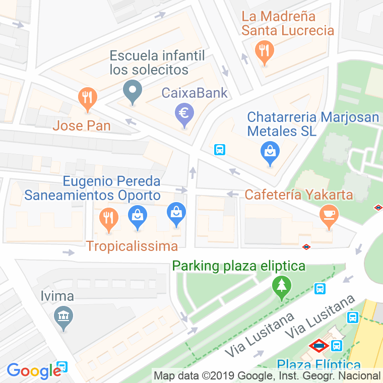 Código Postal calle Antonia Lancha, travesia en Madrid