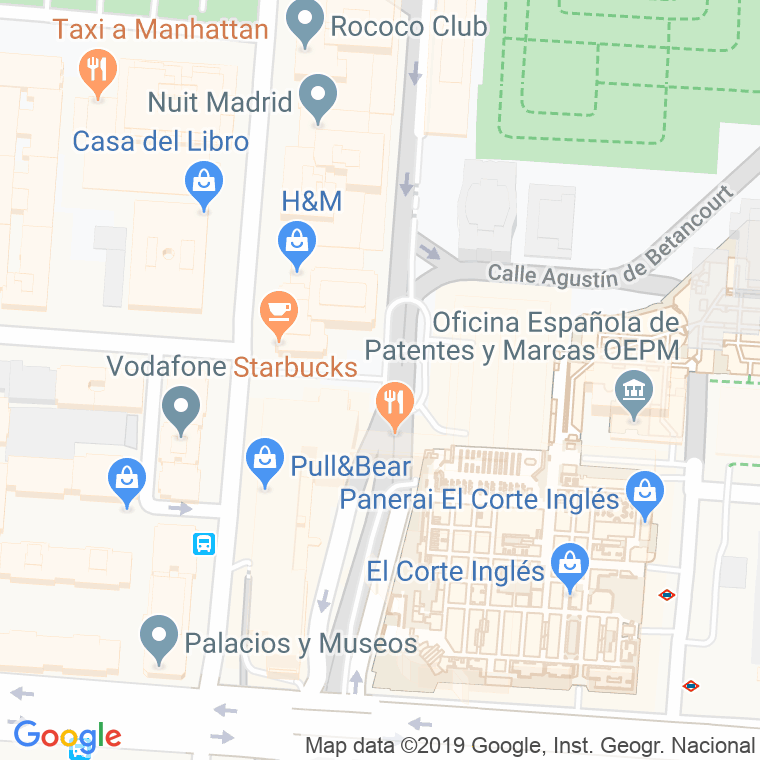 Código Postal calle Manuel Gomez Moreno, plaza en Madrid