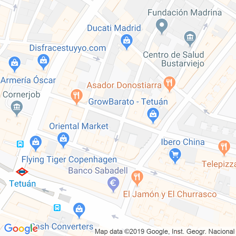 Código Postal calle San Felipe en Madrid
