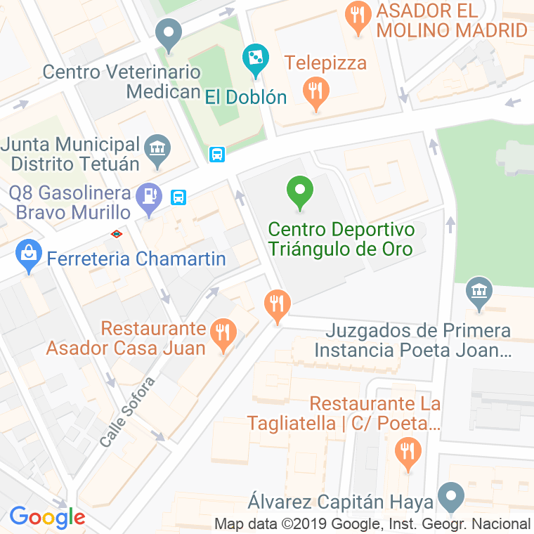 Código Postal calle Ulpiana Benito en Madrid