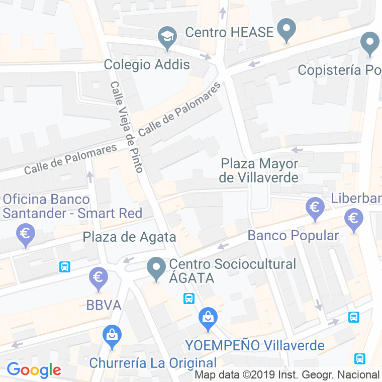 Código Postal calle Antimonio en Madrid