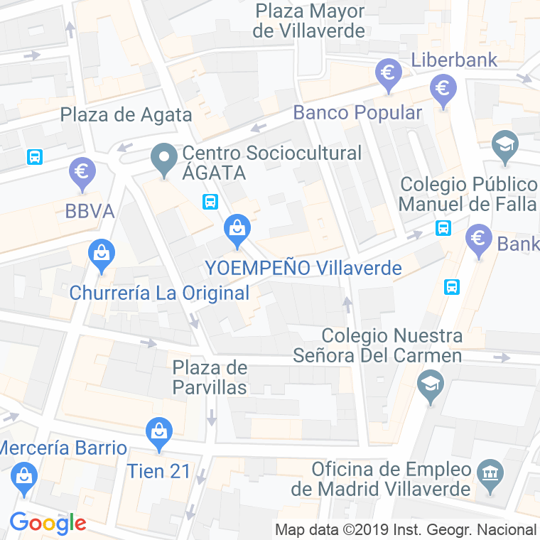 Código Postal calle Arcilla en Madrid
