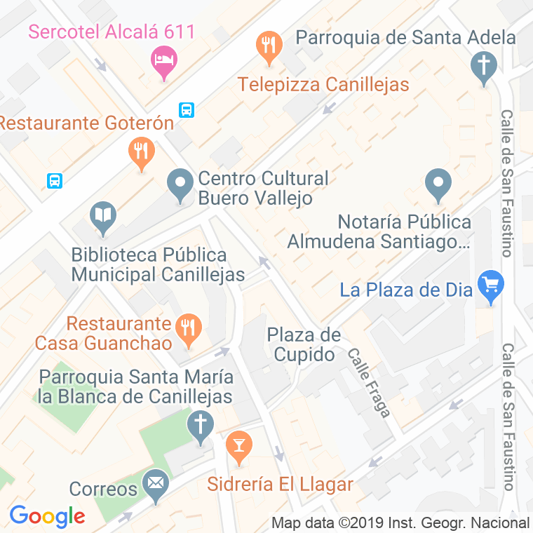 Código Postal calle Barbastro en Madrid