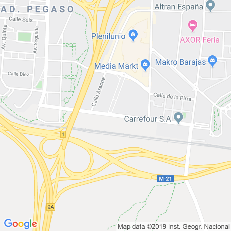 Código Postal calle Deyanira en Madrid