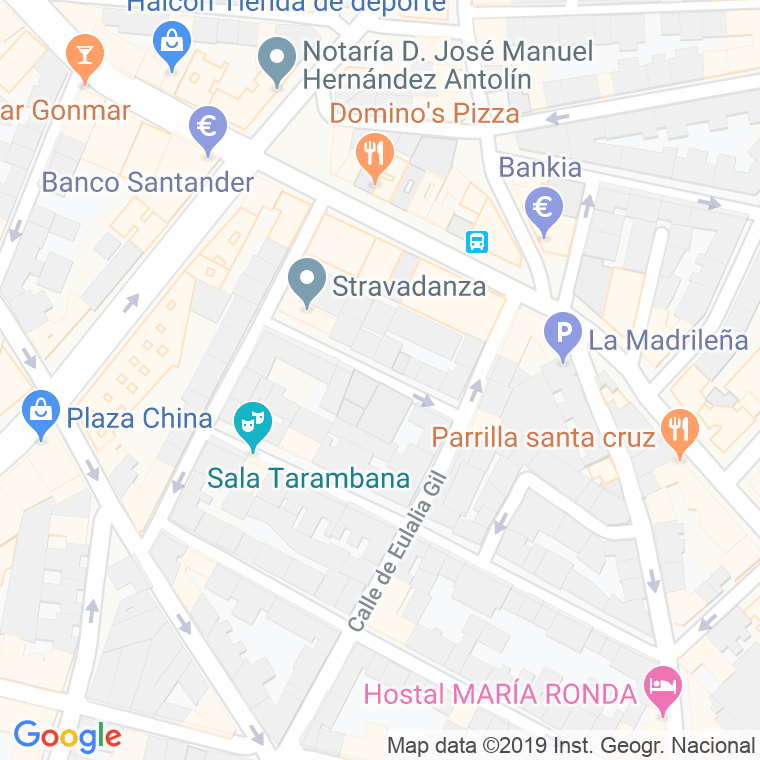 Código Postal calle Dolores Coca en Madrid