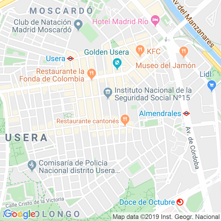 Código Postal calle Amor Hermoso en Madrid