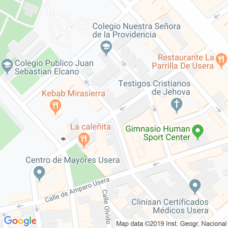 Código Postal calle Carmen Bruguera en Madrid