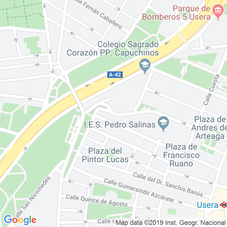 Código Postal calle Doctor Carmena Ruiz en Madrid