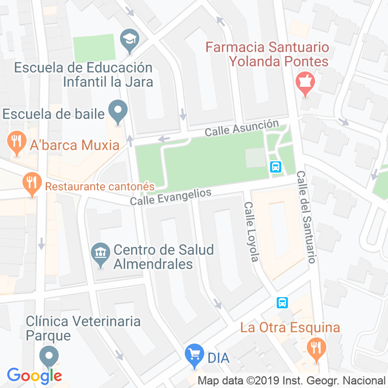 Código Postal calle Evangelios en Madrid
