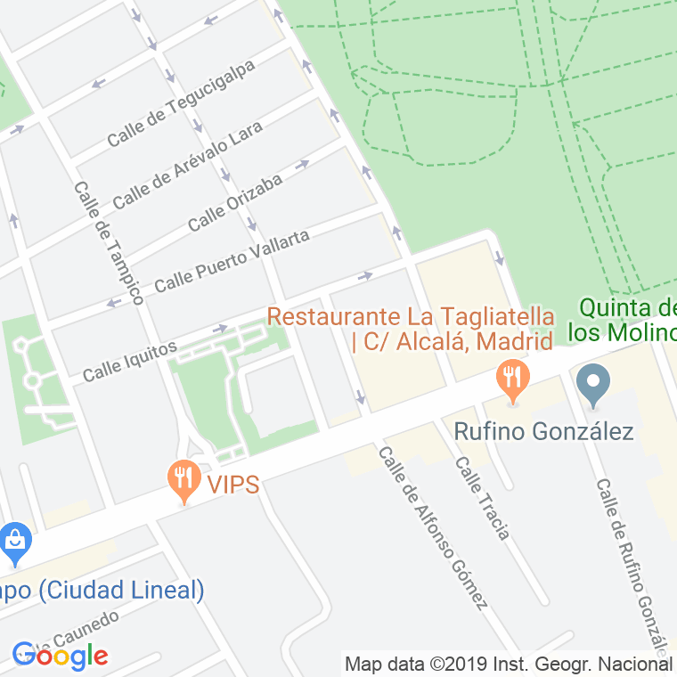 Código Postal calle Campeche en Madrid