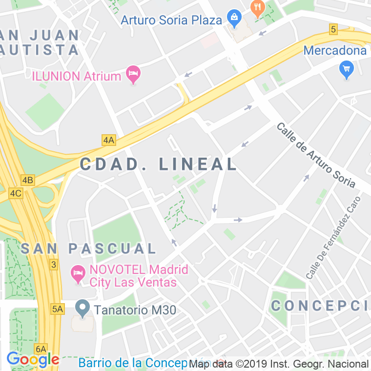 Código Postal calle Condesa De Venadito en Madrid