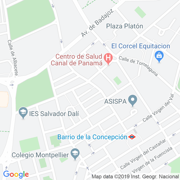 Código Postal calle Fernando Pessoa en Madrid