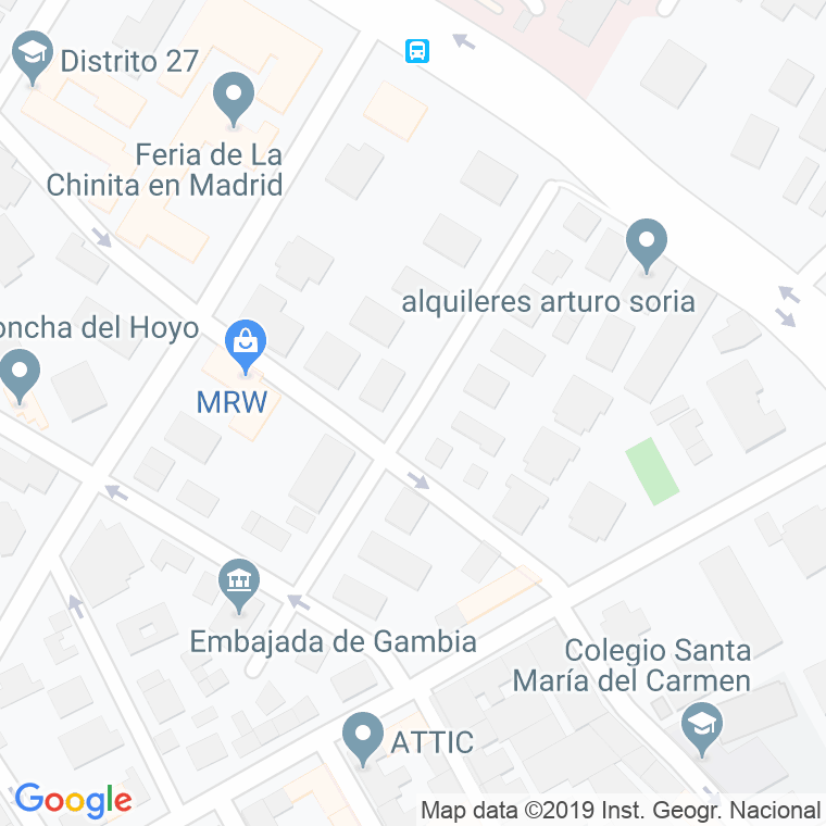 Código Postal calle Hernandez Iglesias en Madrid