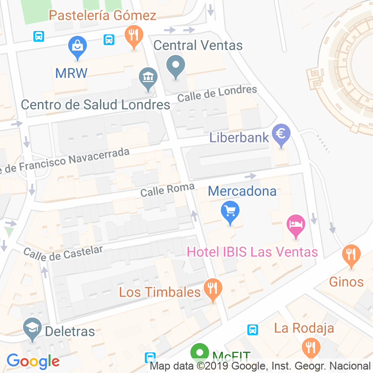 Código Postal calle Cardenal Belluga en Madrid