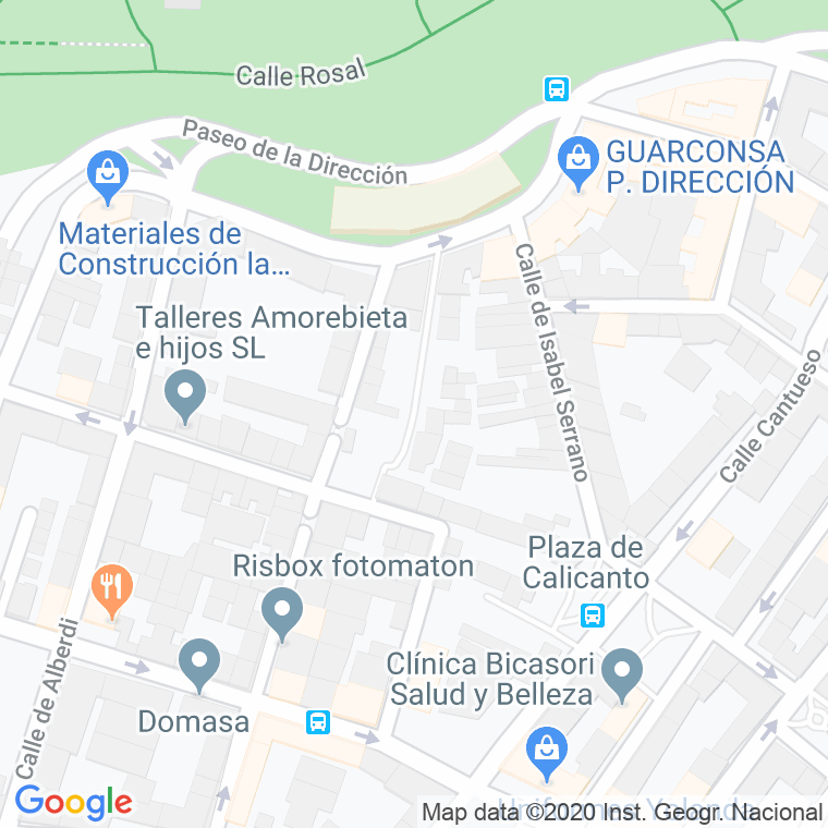 Código Postal calle Aconito en Madrid