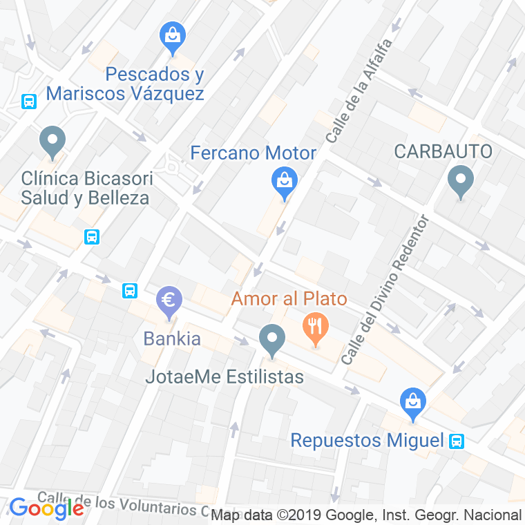 Código Postal calle Antonio Lanzuela en Madrid