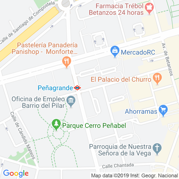 Código Postal calle Bañeza, La   (Impares Del 1 Al 37)  (Pares Del 2 Al 40) en Madrid