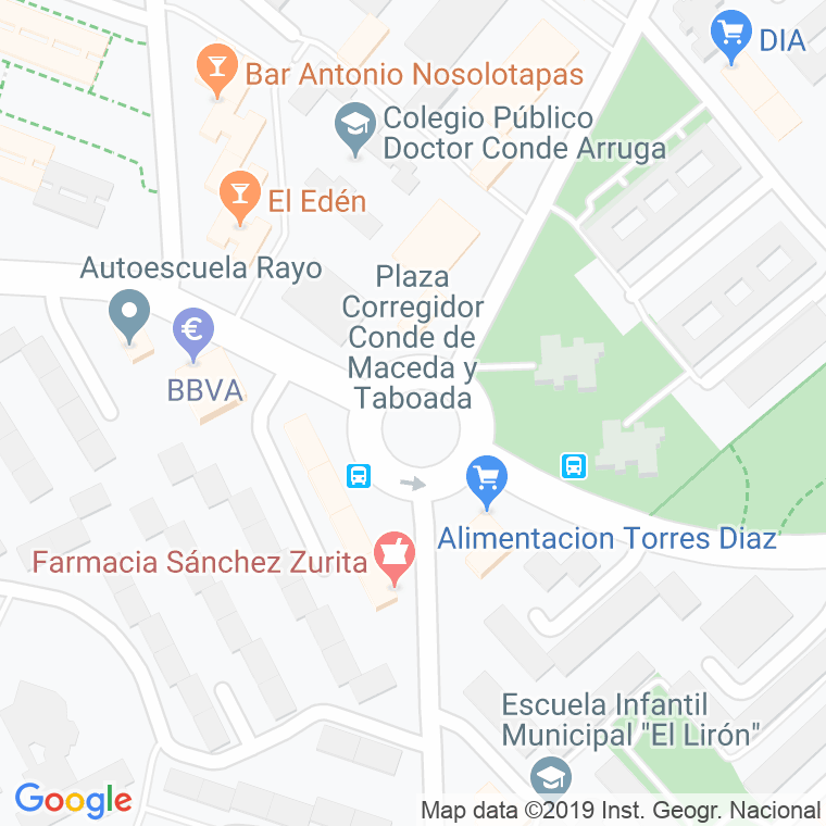 Código Postal calle Corregidor Conde De Maceda Y Taboada, plaza en Madrid