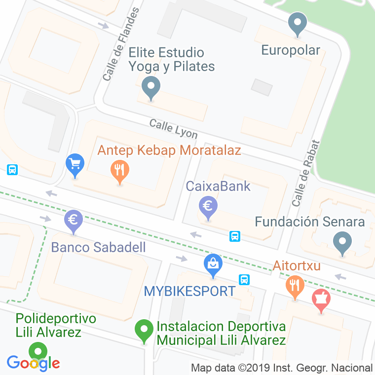 Código Postal calle Costa Blanca en Madrid