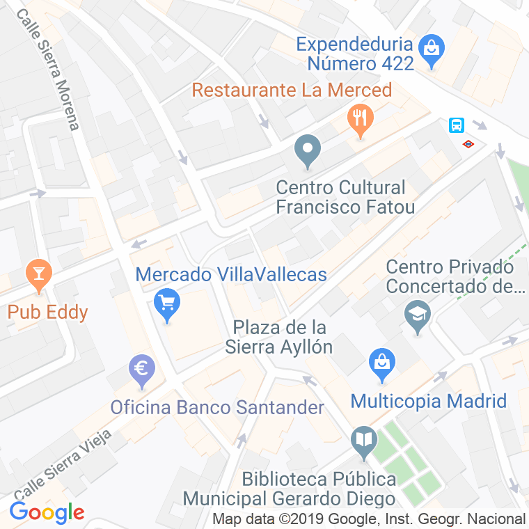 Código Postal calle Altos De Saceruela en Madrid
