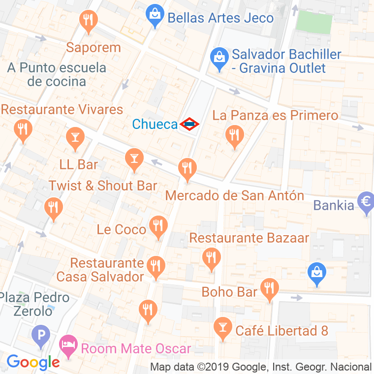 Código Postal calle Barriom De San Anton en Madrid