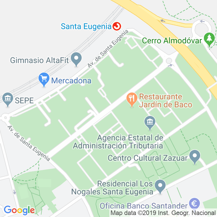 Código Postal calle Castrillo De Aza en Madrid