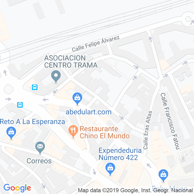 Código Postal calle Manuel Pavia en Madrid