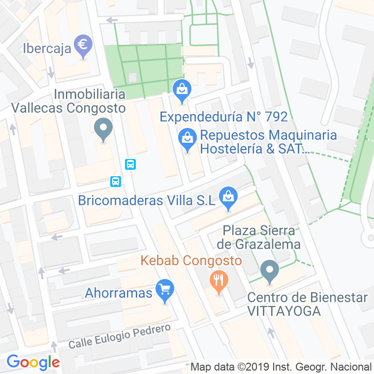 Código Postal calle Montes Alberes en Madrid