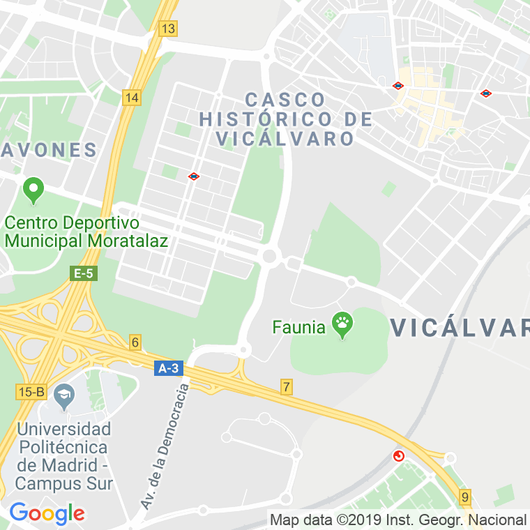 Código Postal calle Democracia, De La, avenida en Madrid
