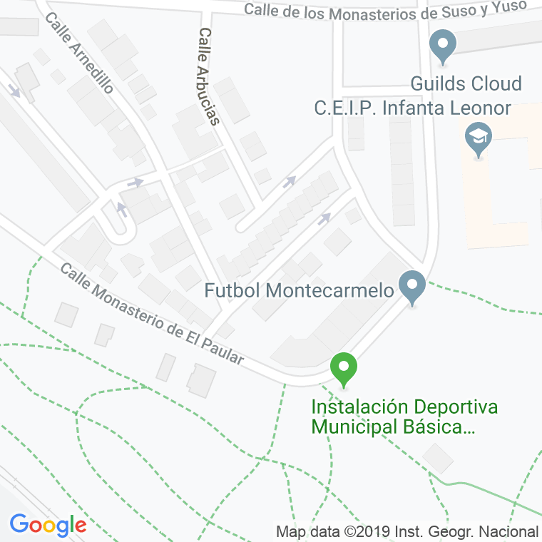 Código Postal calle Benetuser en Madrid