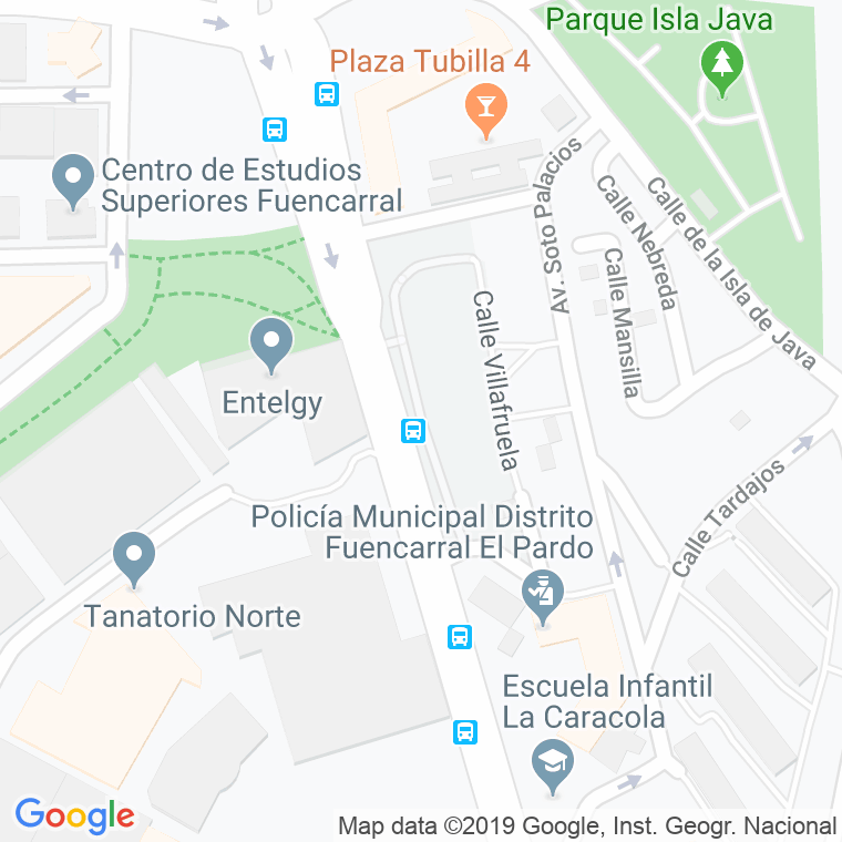 Código Postal calle Condestables en Madrid