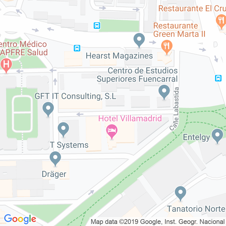 Código Postal calle Foronda en Madrid