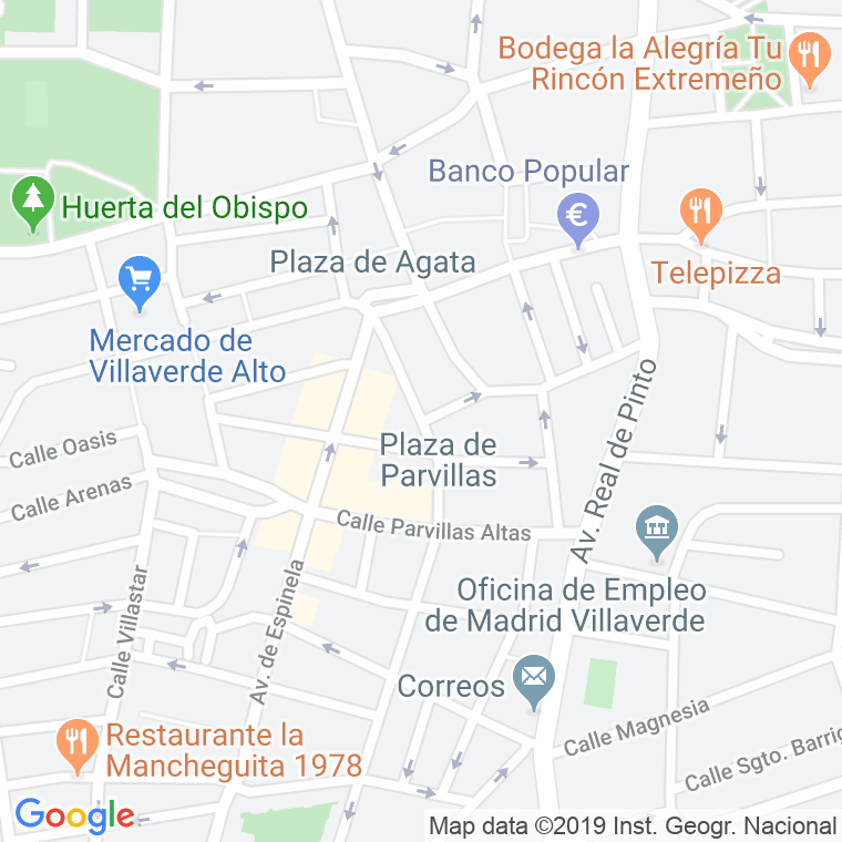 ▷ Código Postal calle Fuente Morena en Madrid 