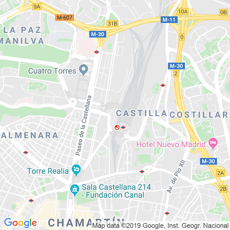 Código Postal calle Agustin De Foxa en Madrid