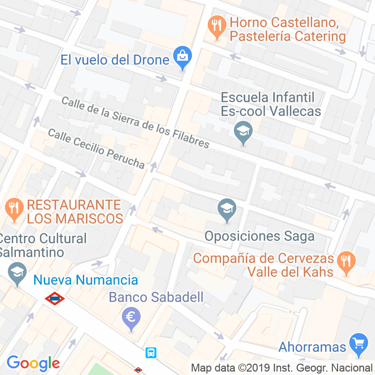 Código Postal calle Enrique Velasco, pasaje en Madrid