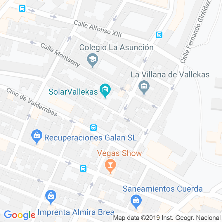 Código Postal calle Gonzalez Soto en Madrid