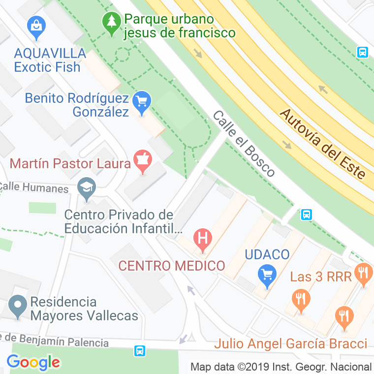 Código Postal calle Humanes en Madrid