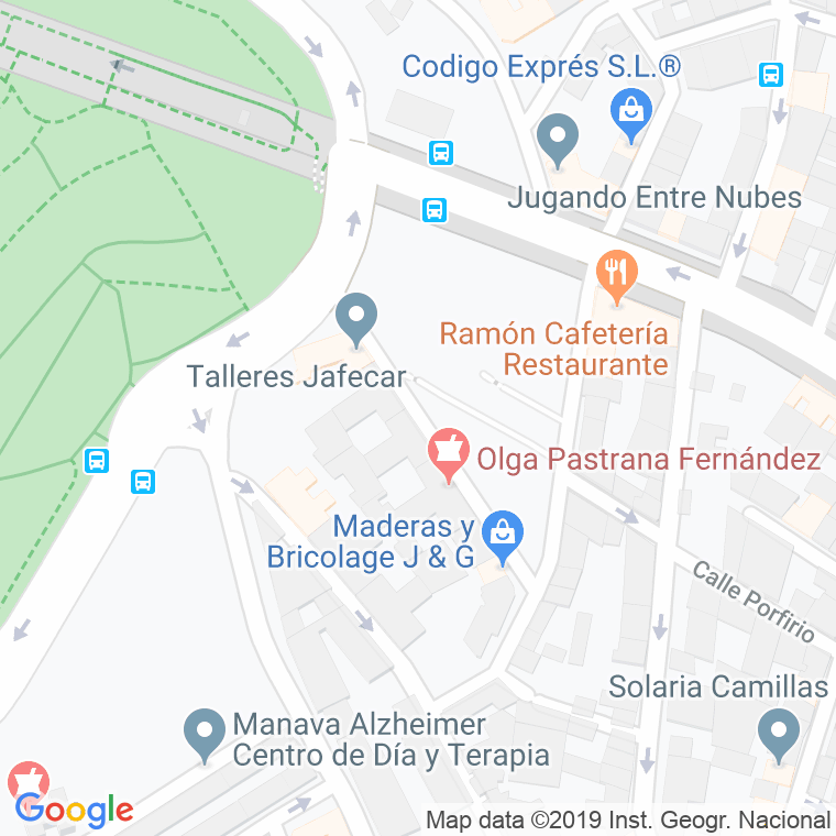 Código Postal calle Carmen Portones en Madrid