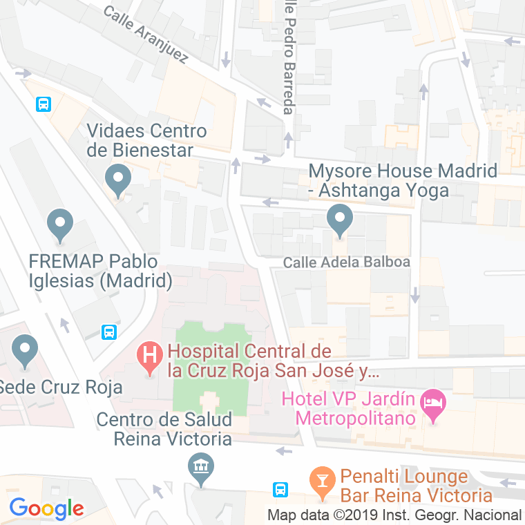 Código Postal calle Castillo Piñeiro en Madrid