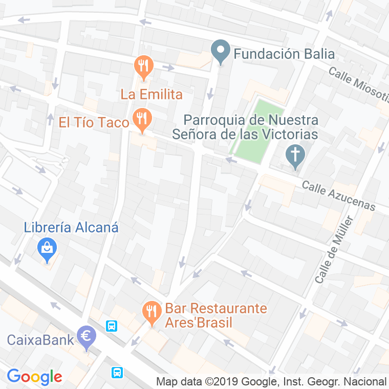 Código Postal calle Fereluz en Madrid