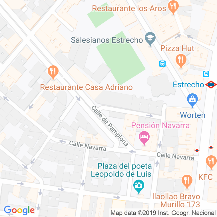 Código Postal calle Fernando Ossorio en Madrid