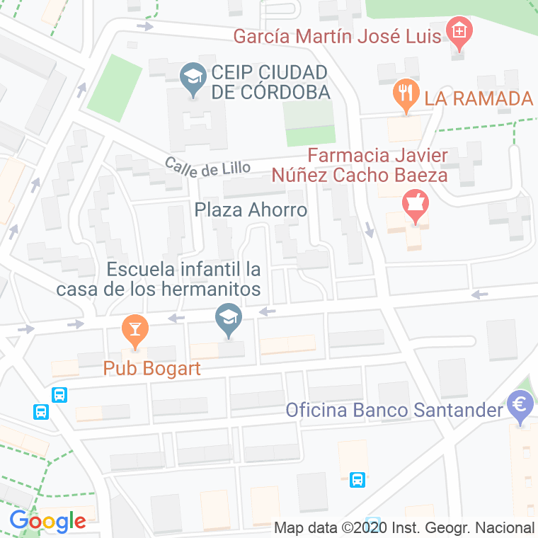 Código Postal calle Ahorro, plaza en Madrid