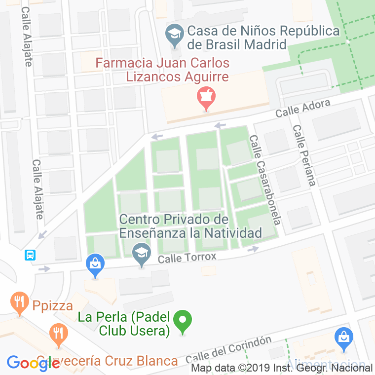 Código Postal calle Archidona en Madrid