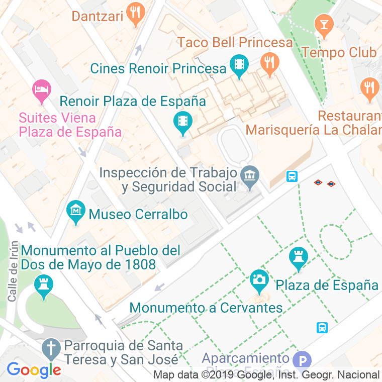 Código Postal calle Ciego, El, plaza en Madrid