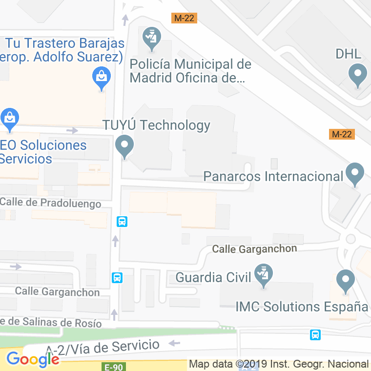 Código Postal calle Barbadillo en Madrid