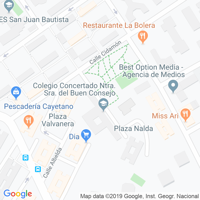 Código Postal calle Abalos en Madrid