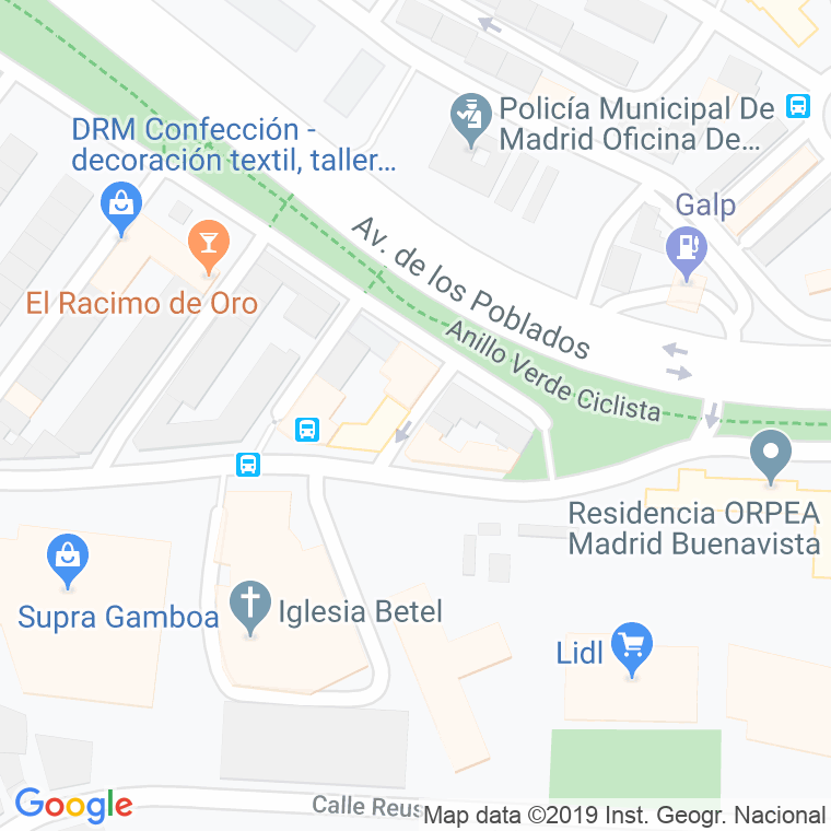 Código Postal calle Arturo Melida en Madrid
